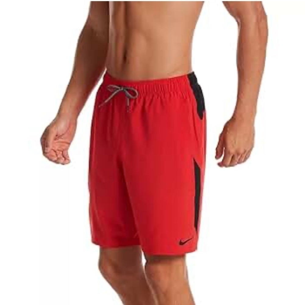 Nike NWT Men’s Red Swim Trunks Bathing Suit Size XXL